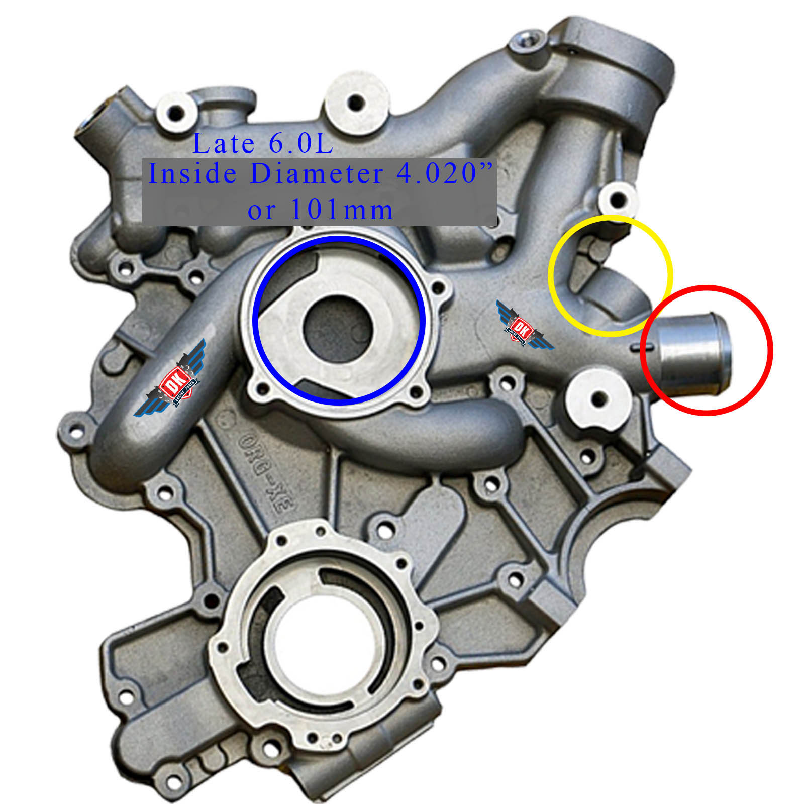 Fits Ford Powerstroke 6.0L DK Engine Parts 2004.5-2010 New Front Cover Assembly with Gaskets